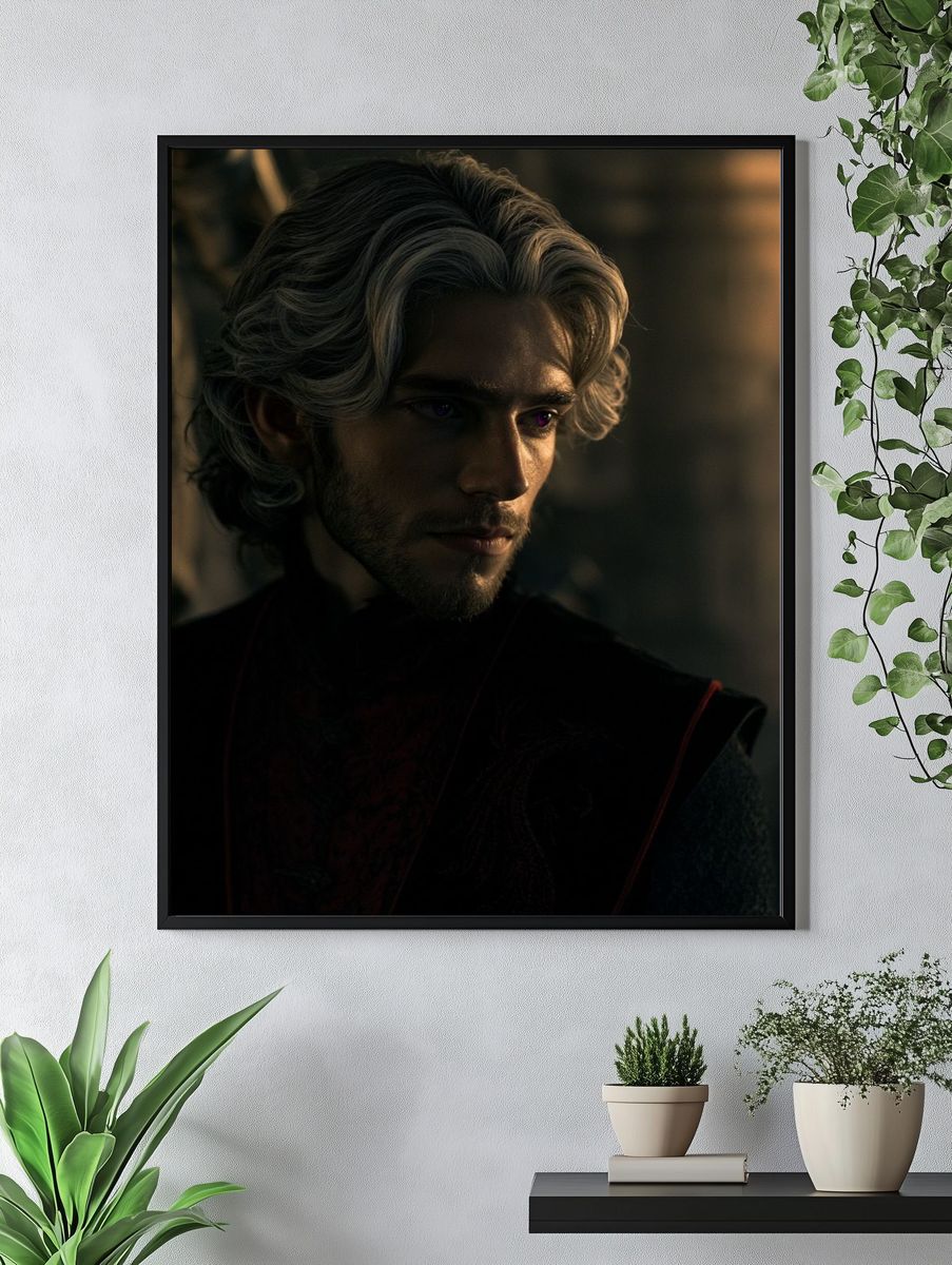 Dark Fantasy Portrait Print. — room view 4