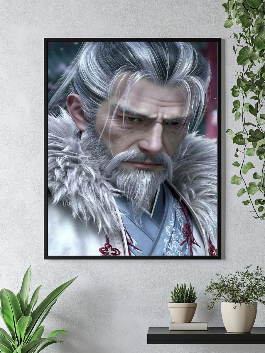 Leviathan Underwater Fantasy Print. — room view 4
