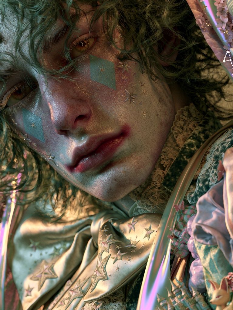 Dreamy Fantasy Portrait Print. poster detail
