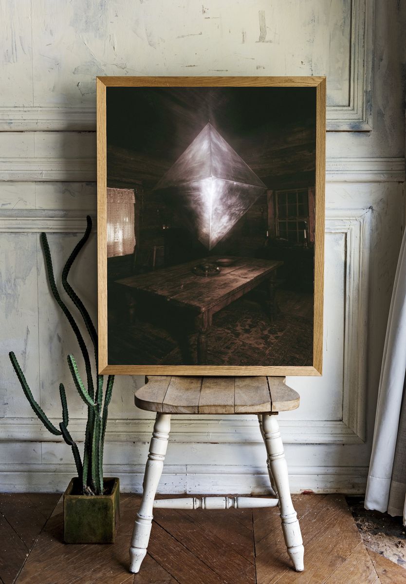 Floating Crystal Chamber Poster. — room view 1