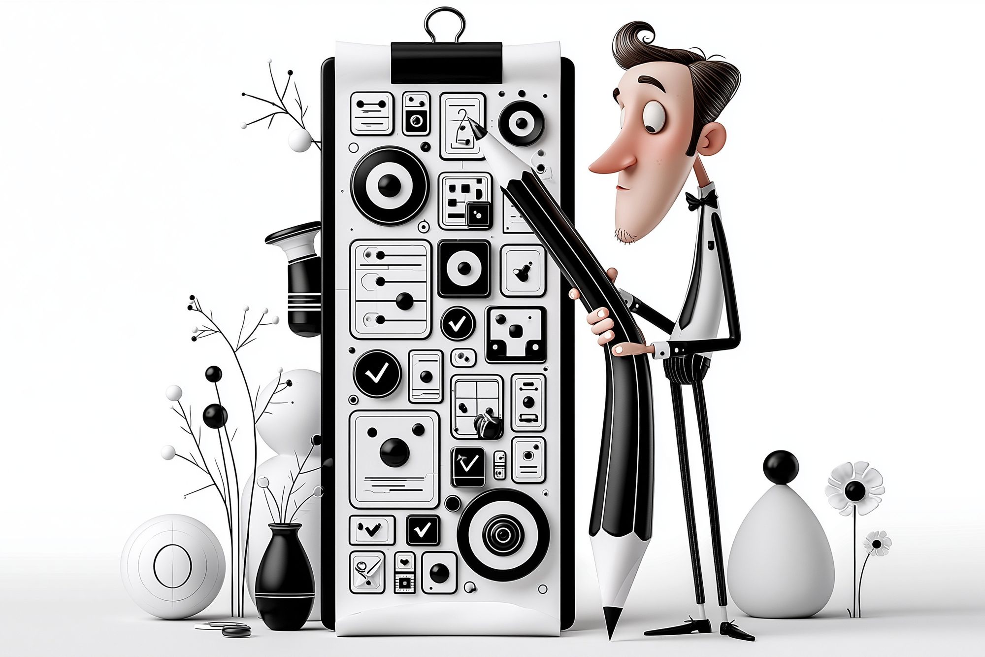 Surreal Designer Illustration Poster. poster detail