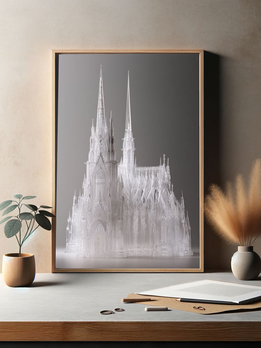 Crystal Cathedral Fantasy Print. — room view 2