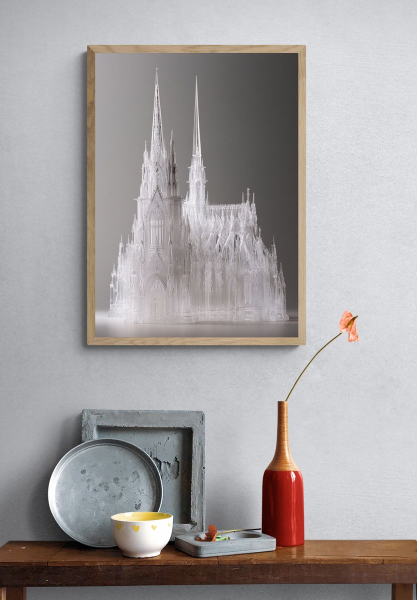 Crystal Cathedral Fantasy Print. — room view 3