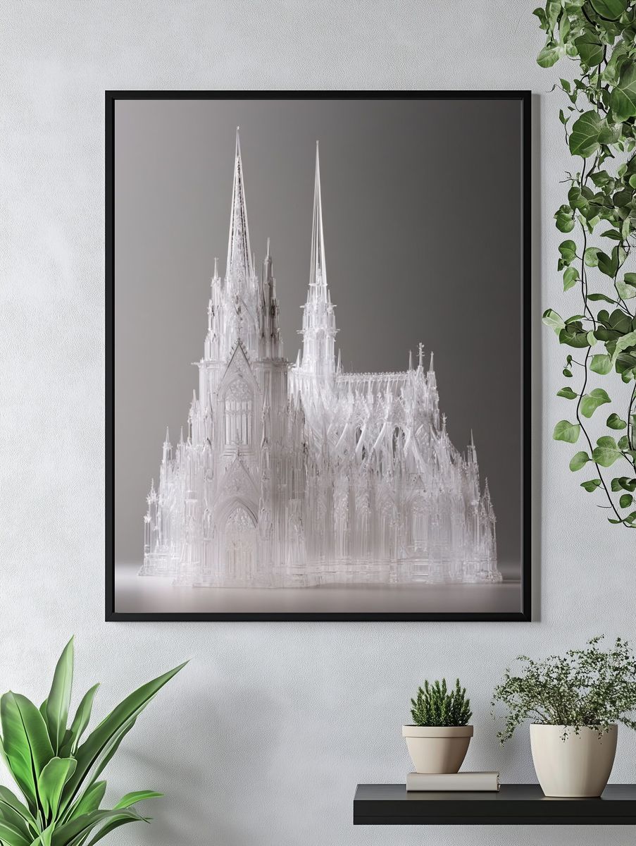 Crystal Cathedral Fantasy Print. — room view 4