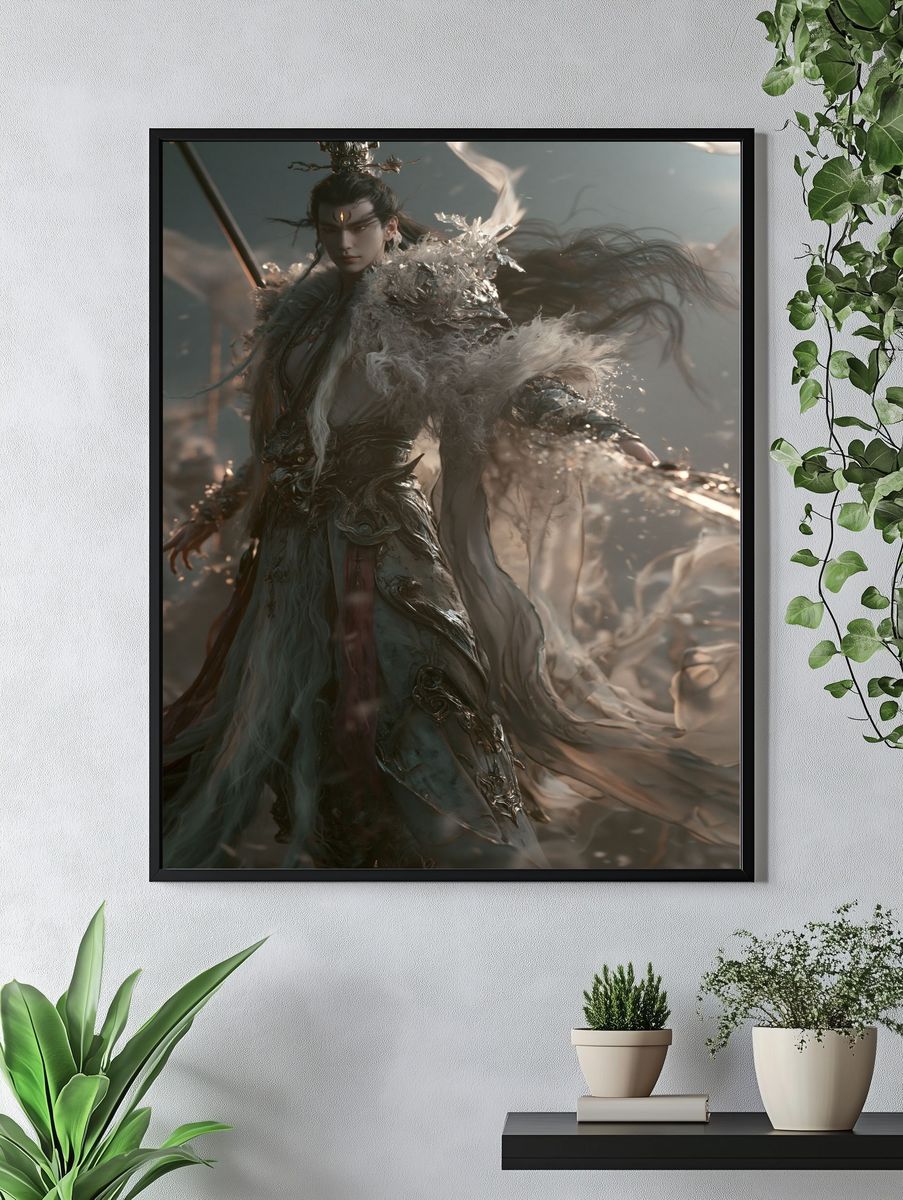 Celestial Warrior Fantasy Poster. — room view 4
