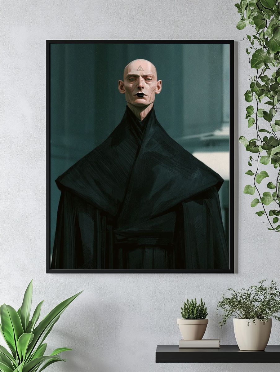 Mystic Figure — Sci-Fi Portrait Print. — room view 4