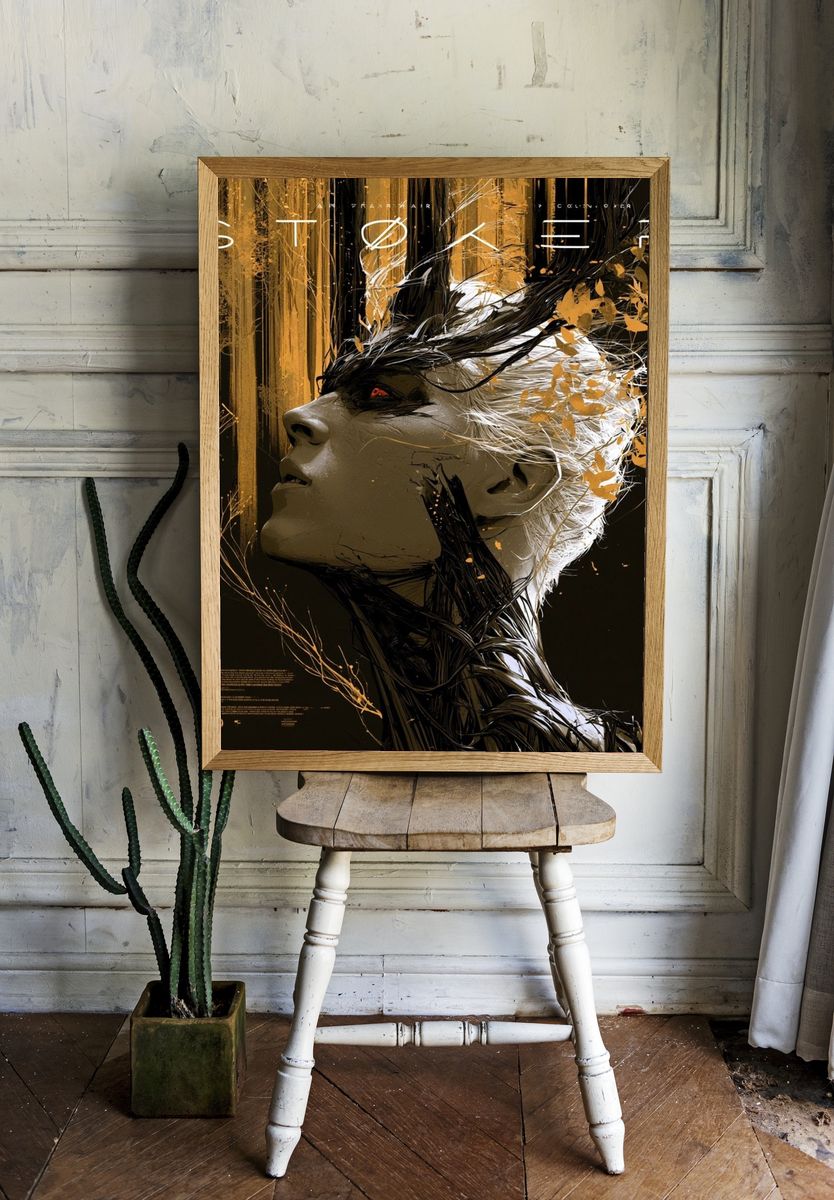 Stoker Surreal Portrait Poster. — room view 1