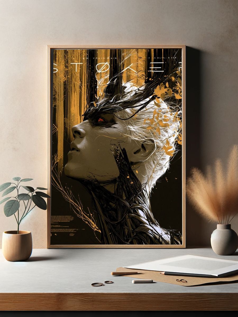 Stoker Surreal Portrait Poster. — room view 2