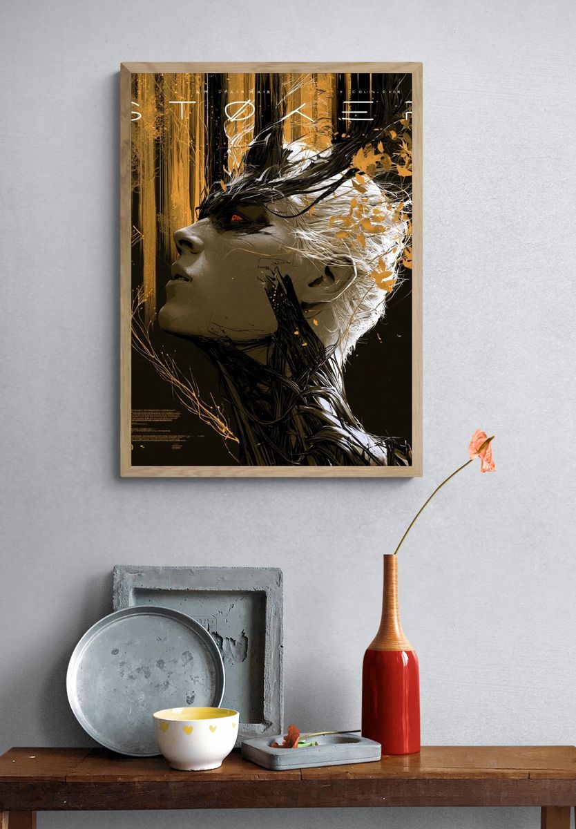 Stoker Surreal Portrait Poster. — room view 3