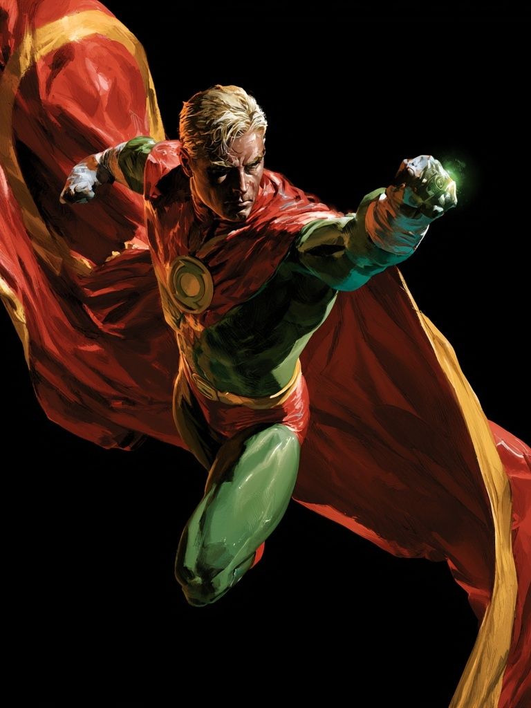 Superhero Action Illustration Poster. poster detail