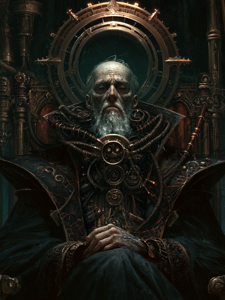 Steampunk Oracle Portrait Poster. poster — illustration art