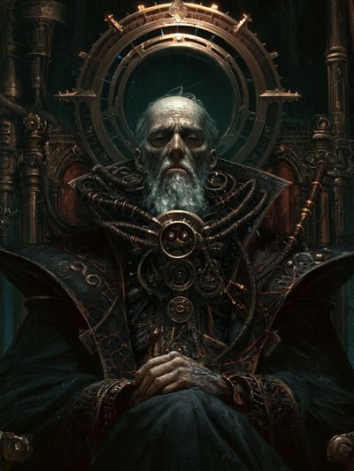 Steampunk Oracle Portrait Poster.