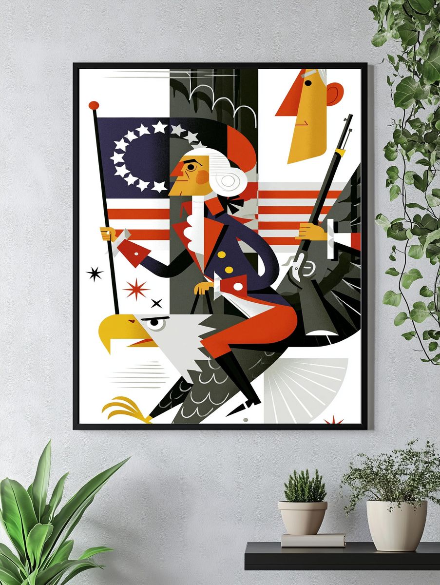 Number 5 Construction Poster. — room view 4