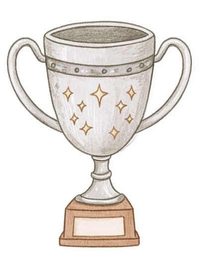 Trophy Watercolor Print.