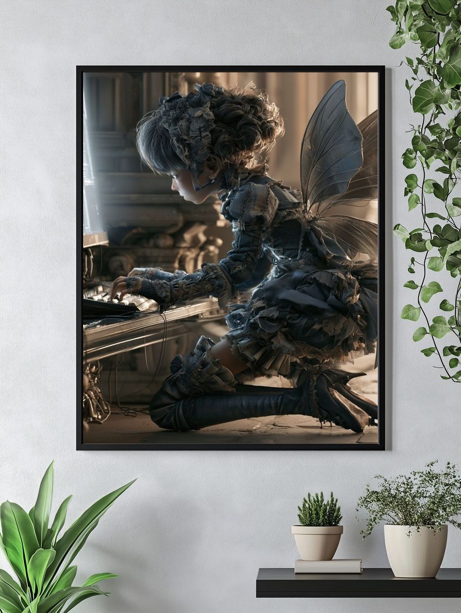 Fairy Girl Fantasy Illustration Poster. — room view 4