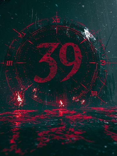 39 Dark Clock Poster.