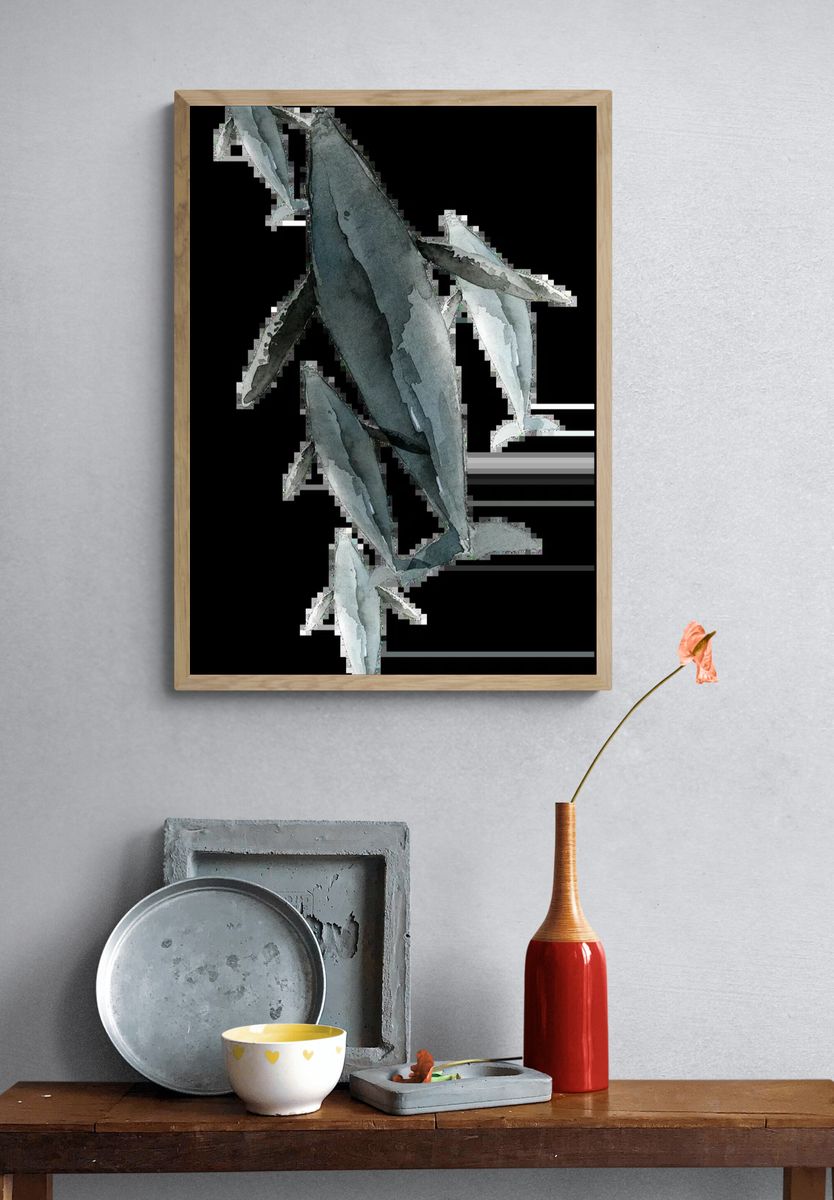 Golden Fairy Portrait Poster. — room view 3