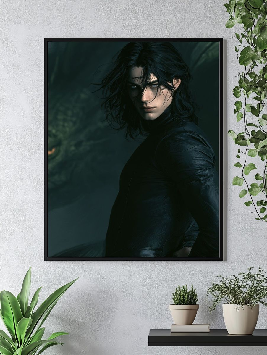 Dark Fantasy Portrait Poster. — room view 4