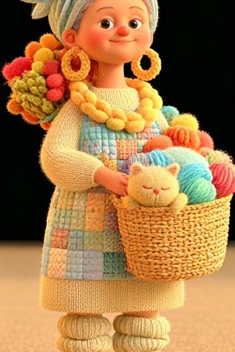 Pom-Pom Girl Illustration Poster. poster — illustration art
