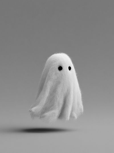 Floating Ghost Minimalist Print.