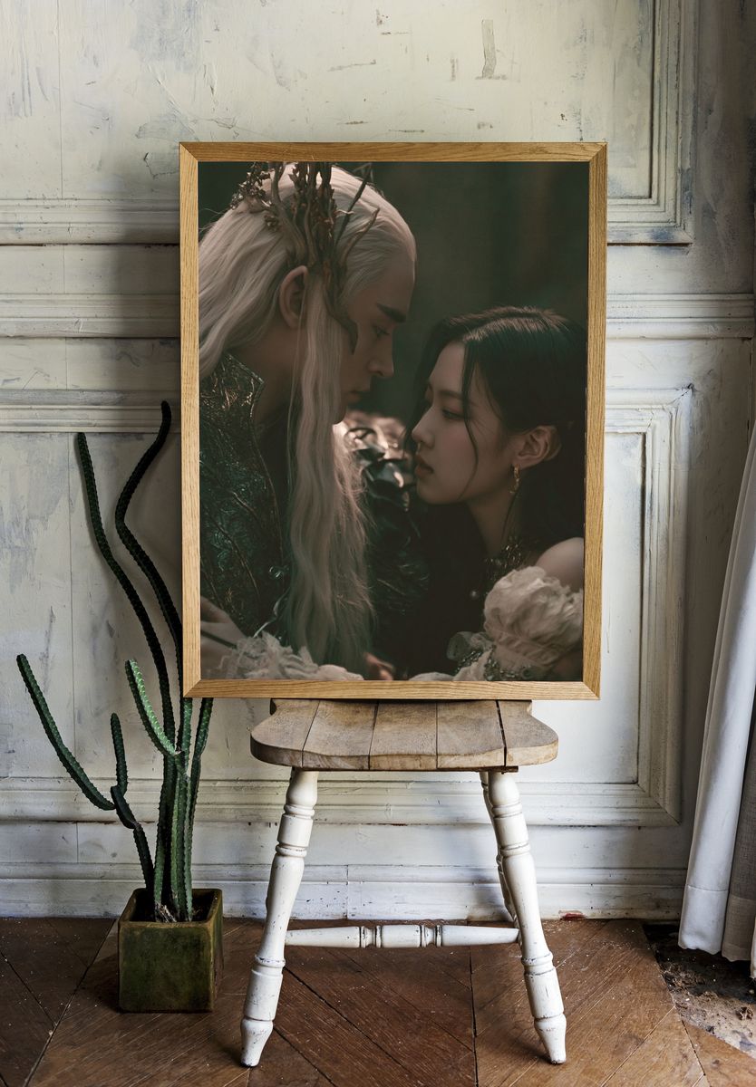 Fantasy Lovers Portrait Poster. room preview