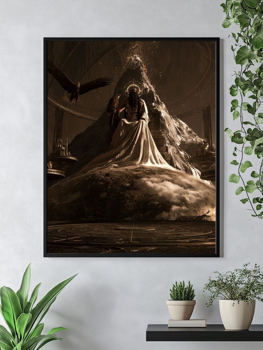 Mythic Throne of the Eagle Print. — room view 4