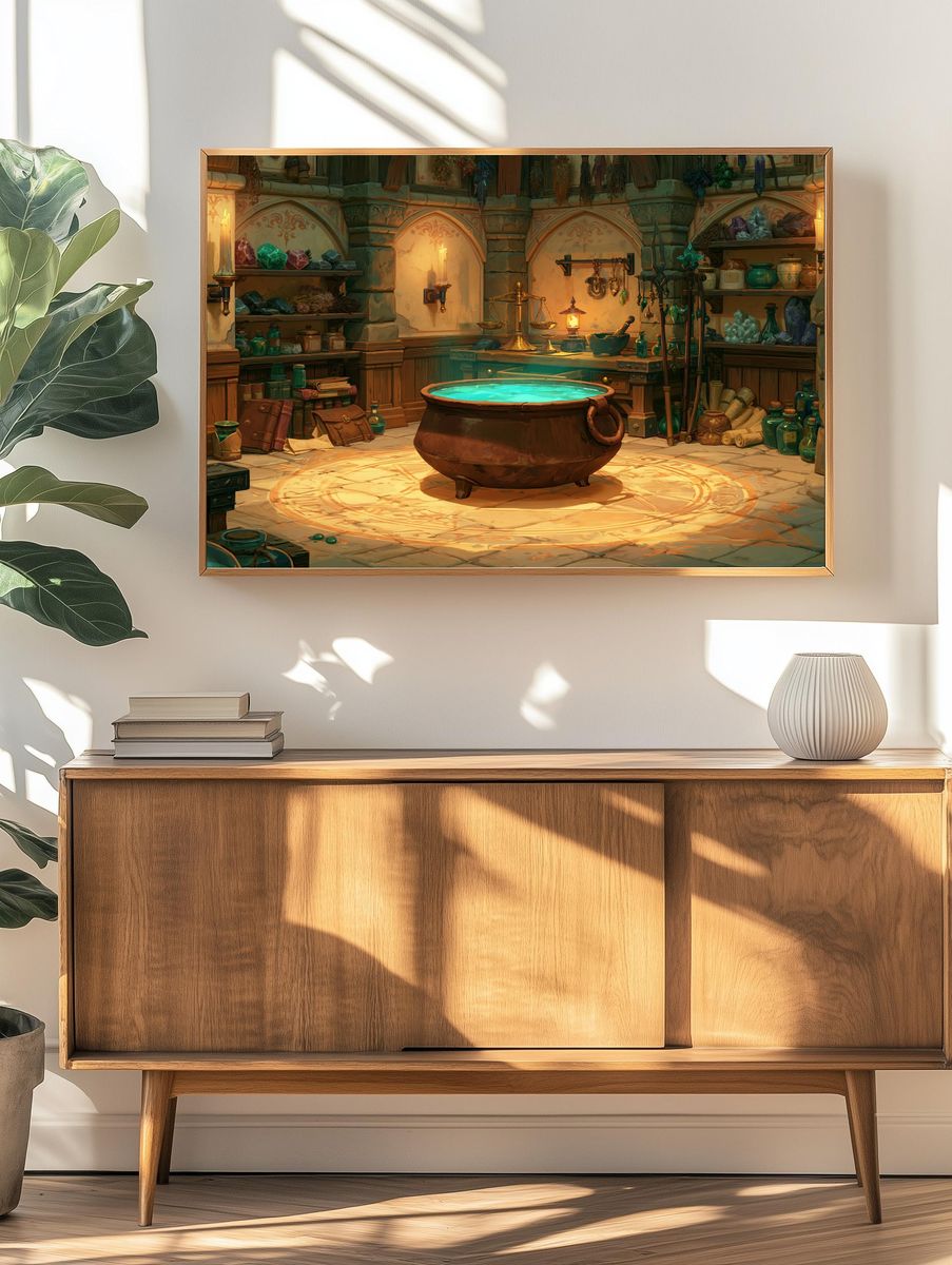 Enchanted Alchemy Workshop Poster. — room view 3