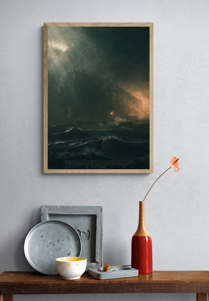 Noah's Ark Storm Scene Poster. — room view 3