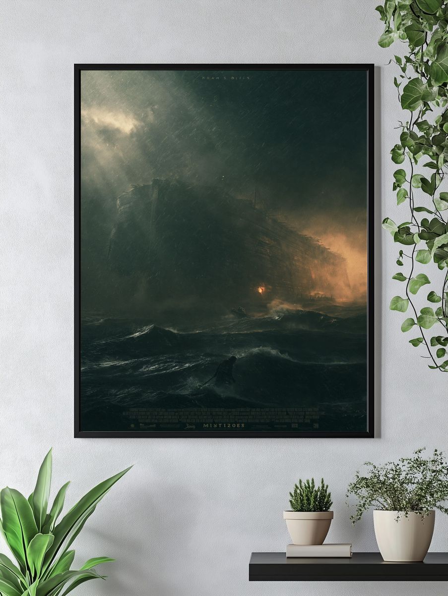 Noah's Ark Storm Scene Poster. — room view 4