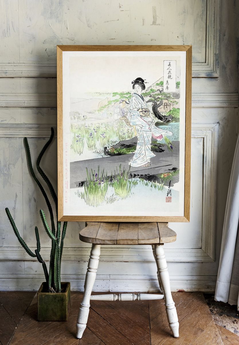 Iris Garden (1887–1896) print high. — room view 1