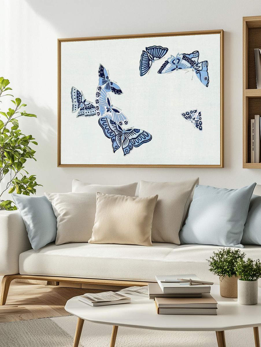 Forest Ants Illustration Poster. — room view 2