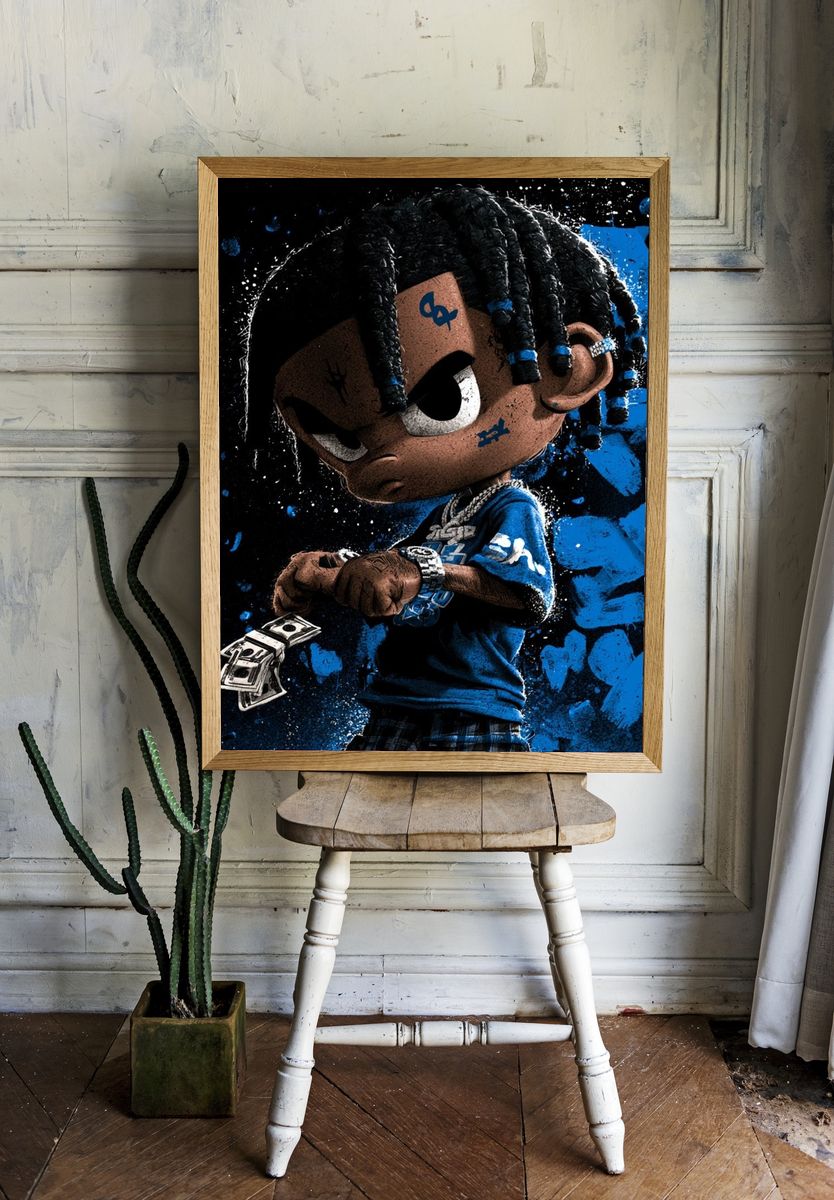 Streetwear Cartoon Portrait Poster. room preview