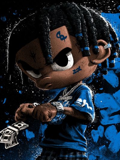 Streetwear Cartoon Portrait Poster.