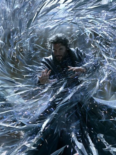 Ice Sorcerer Fantasy Print.