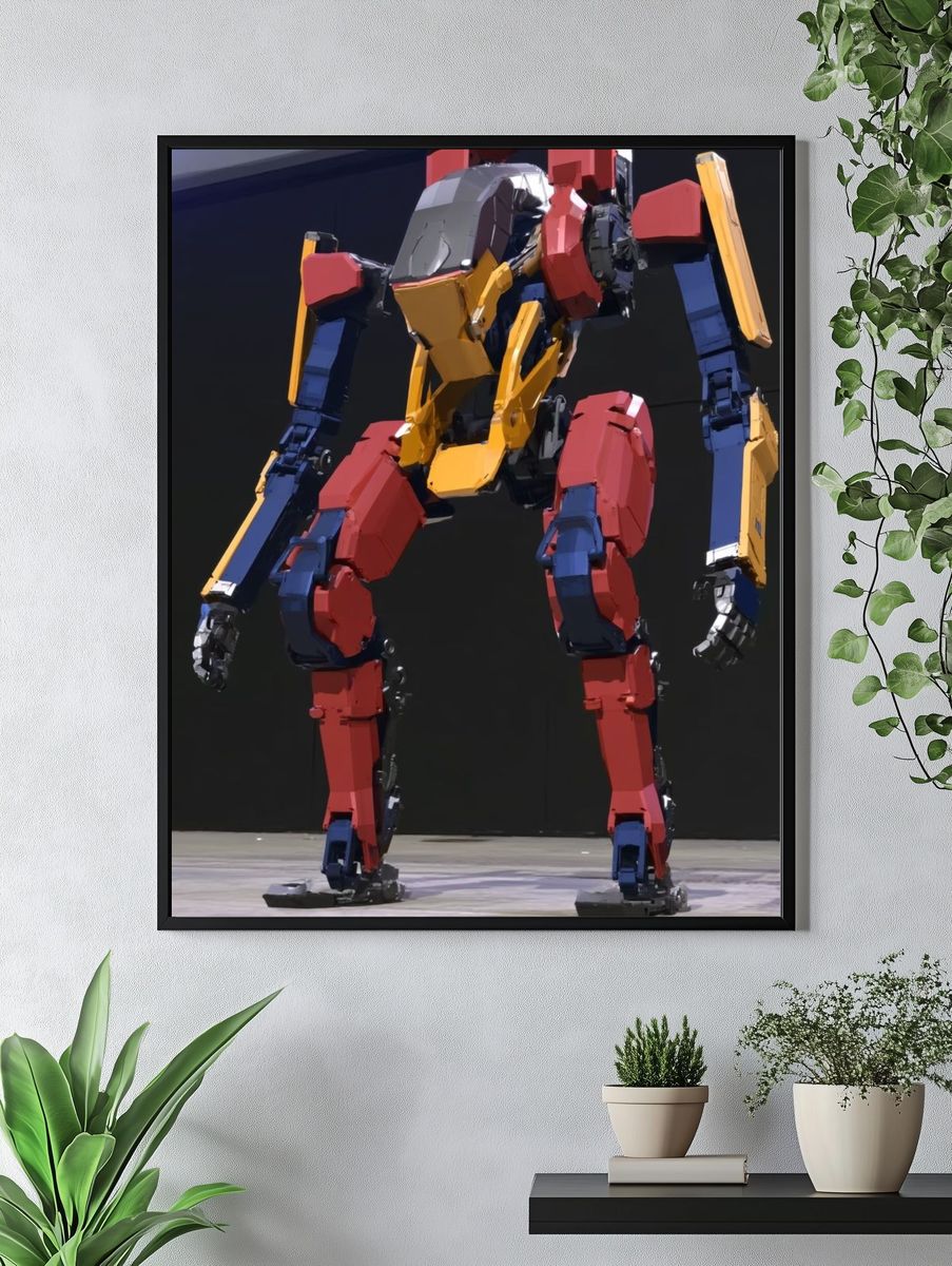 Color Block Mecha Poster. — room view 4