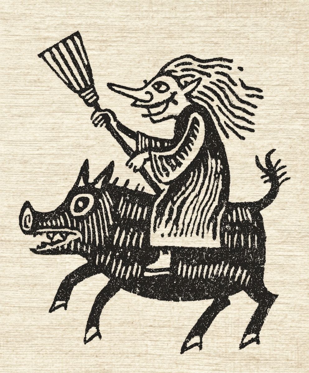 Folk Rider Illustration Print. poster — illustration art