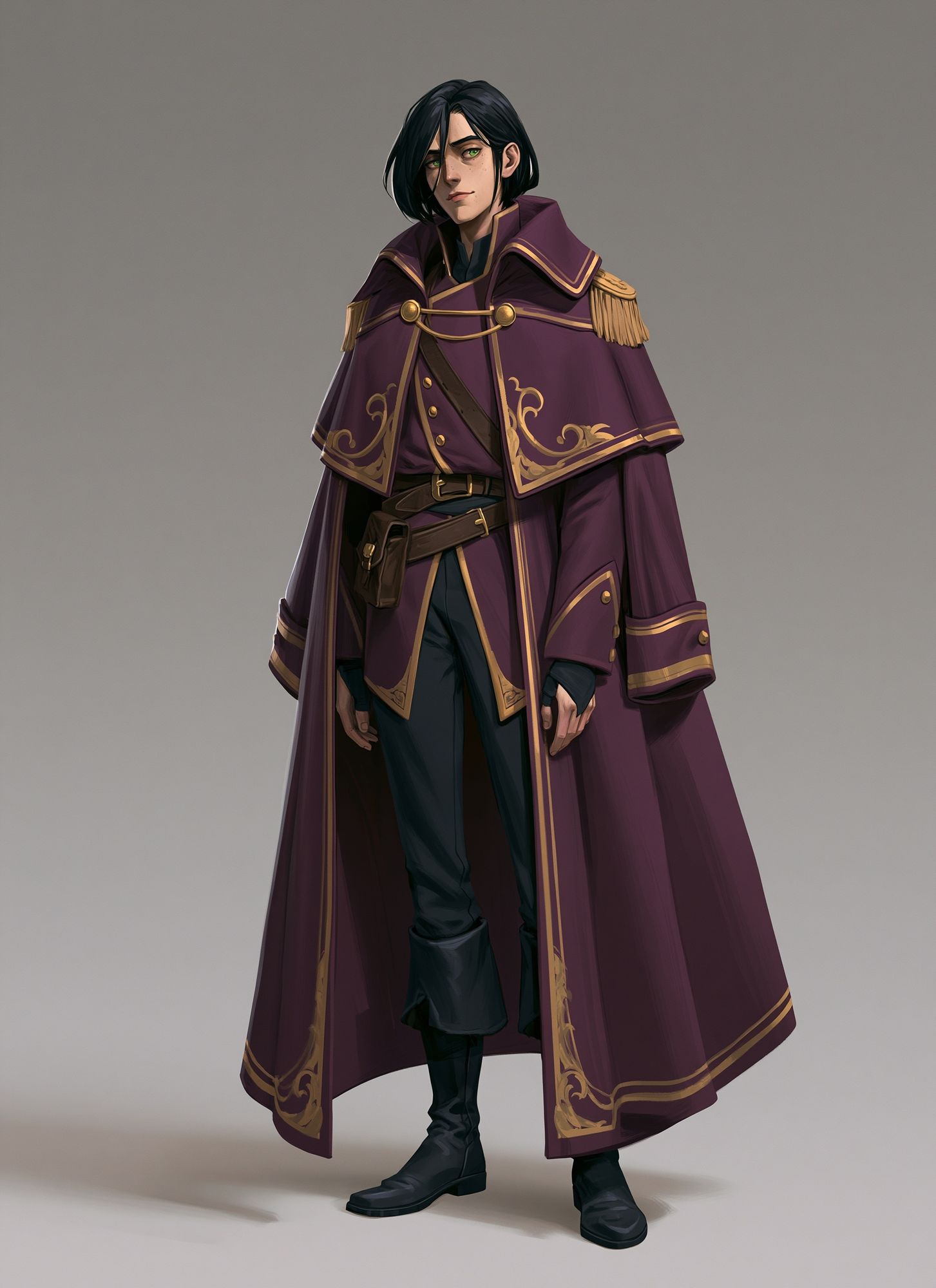 Fantasy Character Illustration Poster. poster detail