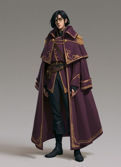 Fantasy Character Illustration Poster. poster