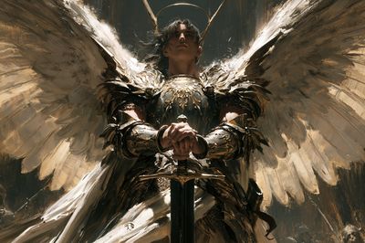Winged Warrior — Fantasy Print.