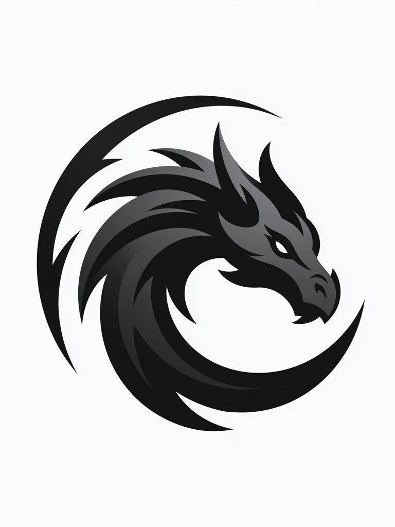 Dragon Emblem Illustration Poster. poster detail