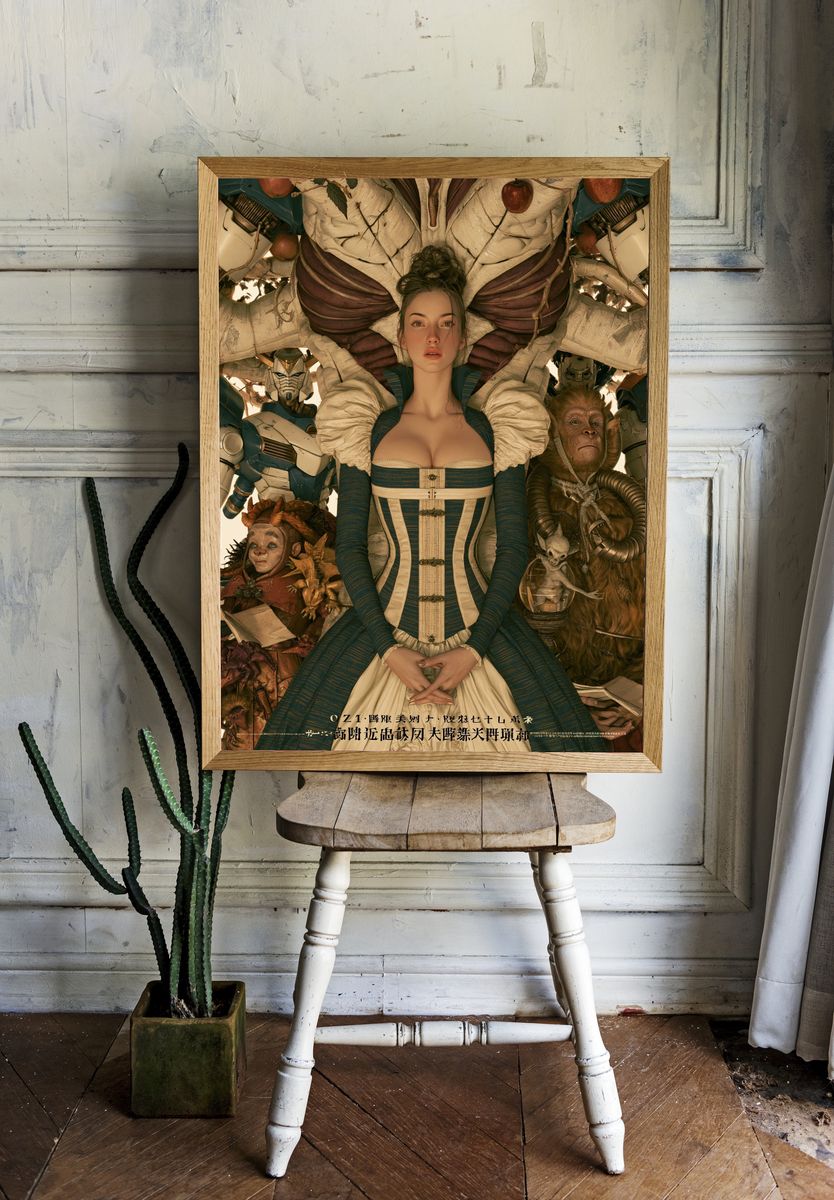 Surreal Fantasy Court Poster. room preview