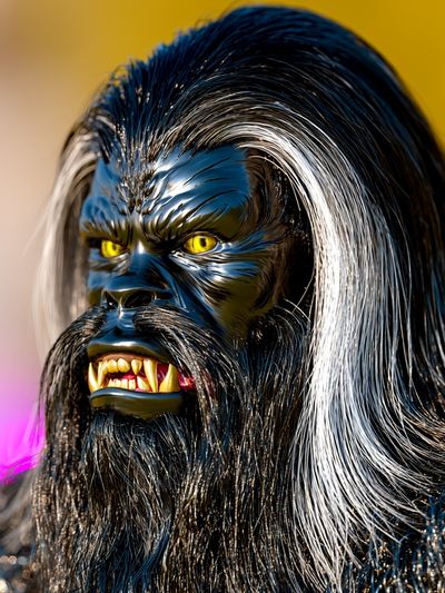 Werewolf Portrait Illustration Poster. poster print