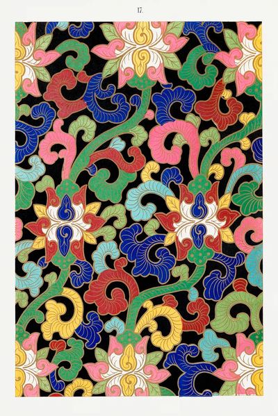 Samurai Dragon Illustration Poster. poster print