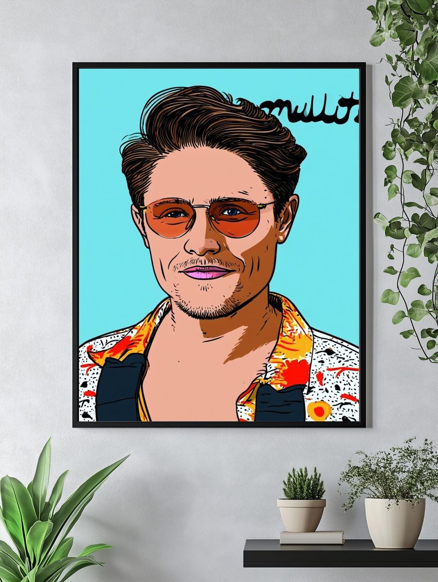 Stylized Portrait Poster. — room view 4