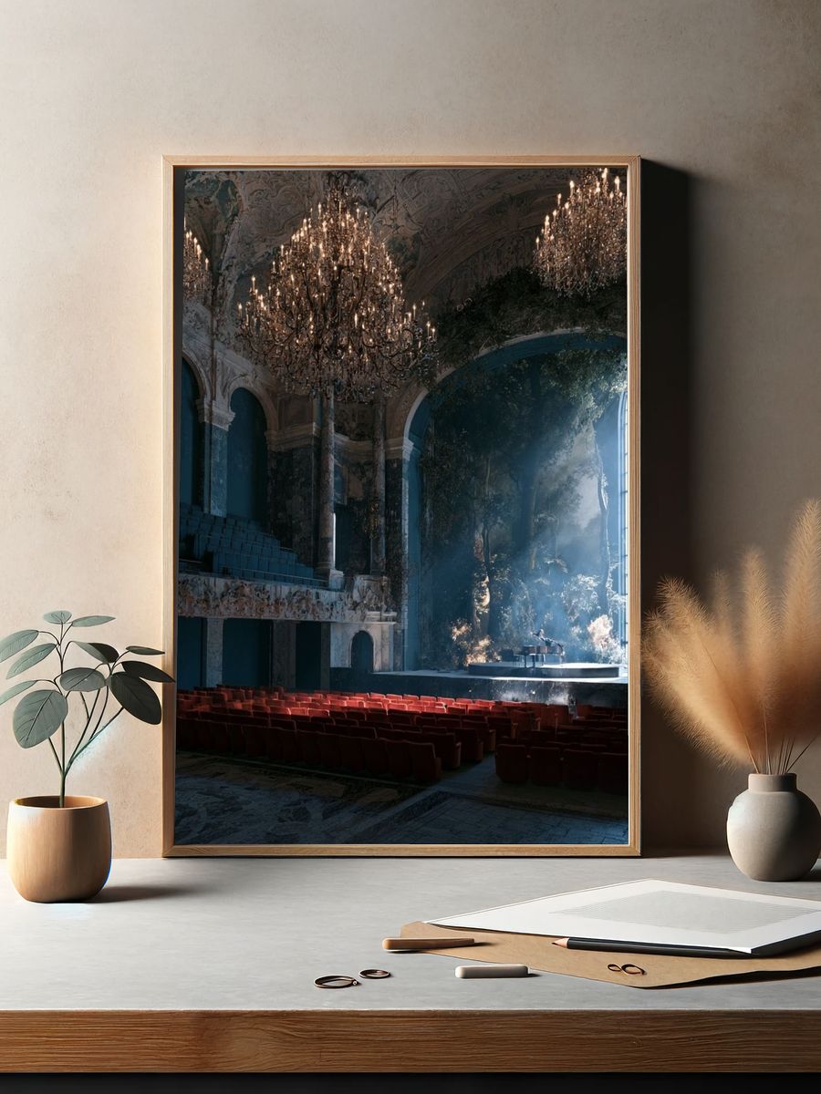 Enchanted Opera House Interior Print. — room view 2