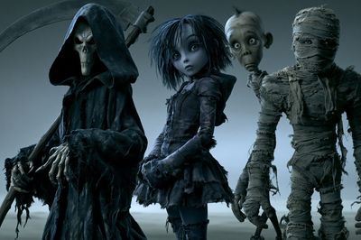 Gothic Halloween Characters Poster.