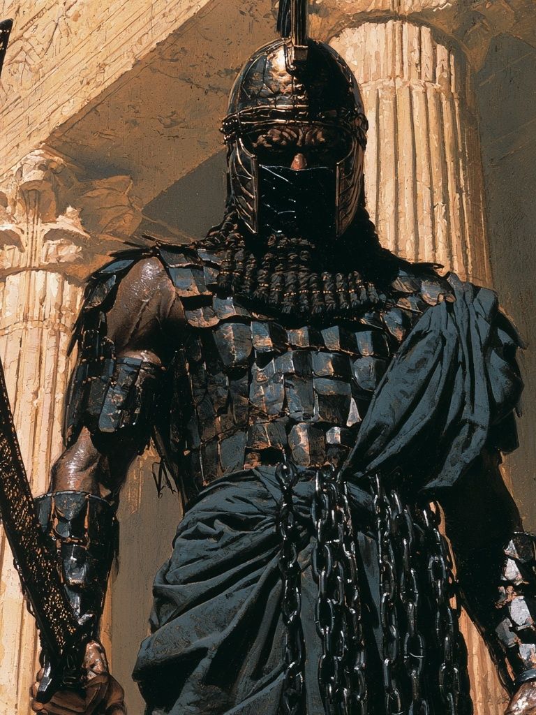 Ancient Warrior — Fantasy Print. poster detail