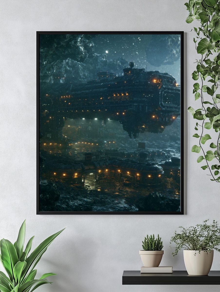 Space Station Cavern Poster. — room view 4