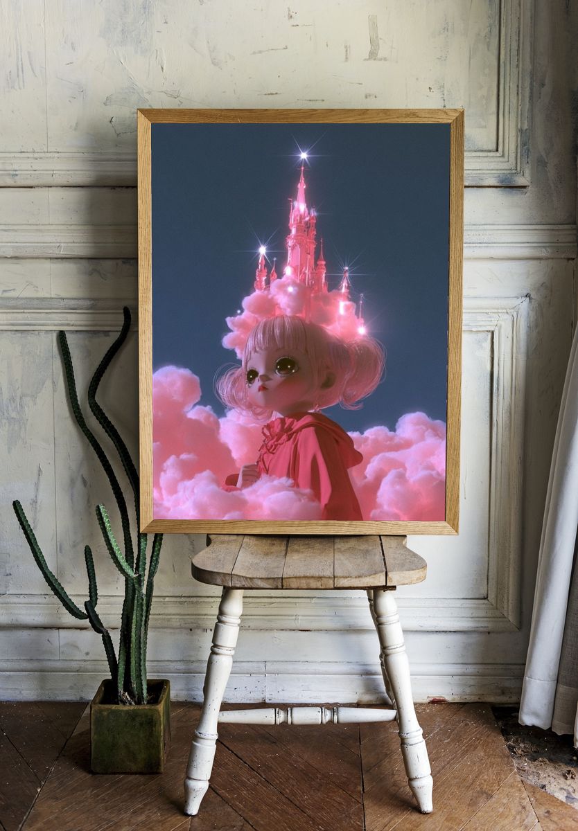 Dreamy Castle Doll Poster. — room view 1