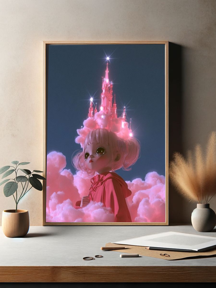 Dreamy Castle Doll Poster. — room view 2